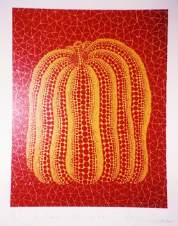 A Pumpkin RT by Yayoi Kusama